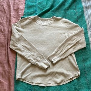 Buck Mason Vintage Thermal Surplus Tee. Size Large.